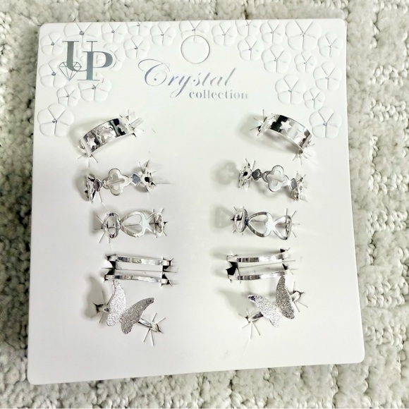 BuyNow - Crystal Collection 10 Adjustable Rings - Picture 2 of 5